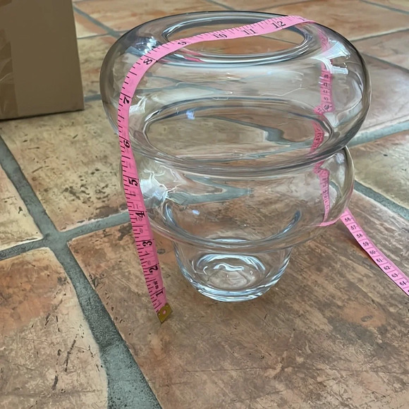 H&M Glass Modernist Decor Vase in Packaging - Picture 5 of 5